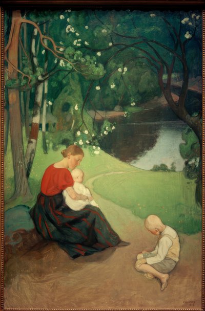 In the Grove of the Grim Reaper by Pekka Halonen